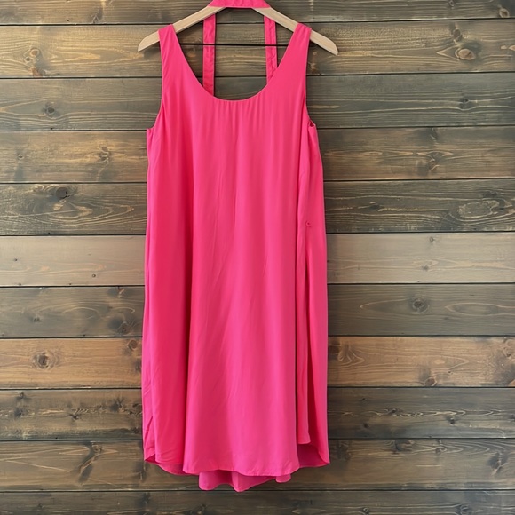 NWT GAP Small Tall Pin-tucked Swing Dress w/ Pockets - Picture 4 of 6